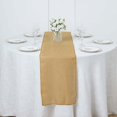 thumbnail image 5 of Efavormart 14"x108" Gold Boho Chic Rustic Table Runner Linen Jute Burlap Decor, 5 of 11