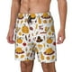 thumbnail image 1 of Fotbe Thanksgiving Traje de Baño para Hombre – Shorts de Natación de Secado Rápido con Forro y Bolsillos-Large, 1 of 6