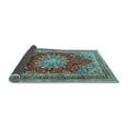 thumbnail image 2 of Ahgly Company Indoor Rectangle Medallion Light Blue Traditional Area Rugs, 2' x 3', 2 of 4
