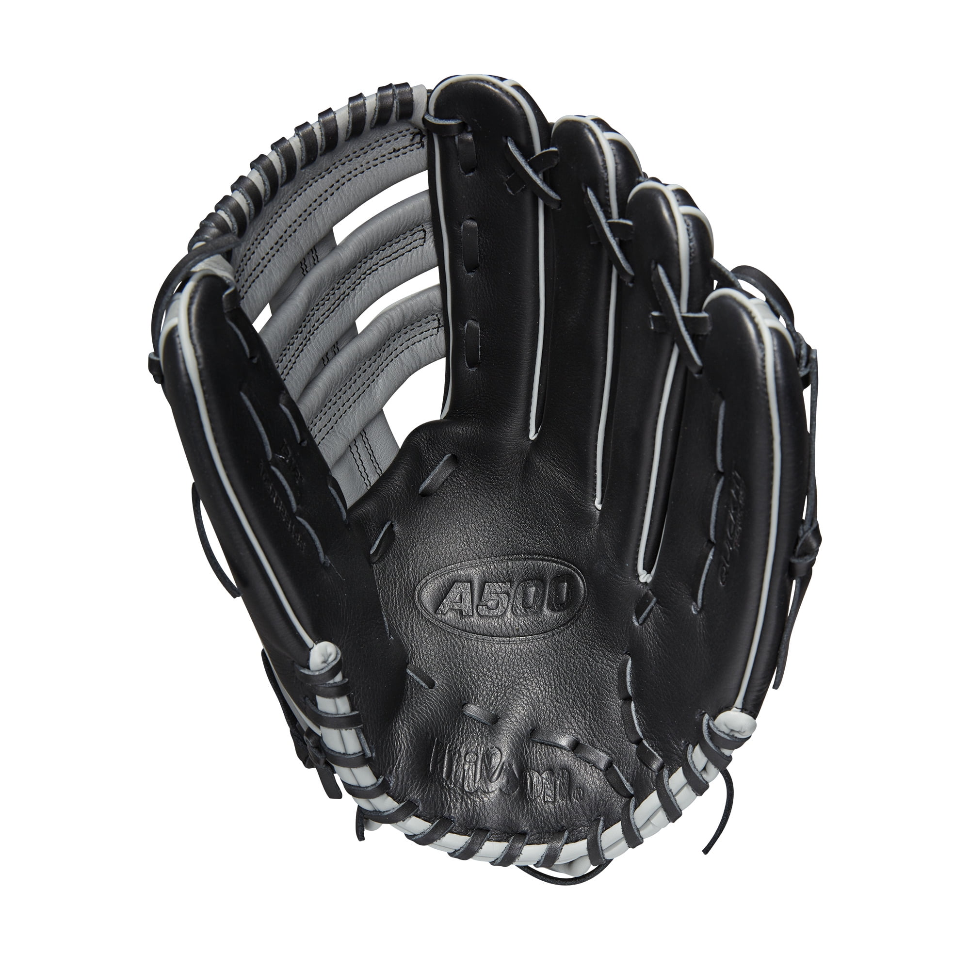 Wilson A500 12.5" Black/Grey/Tropical Blue Right Hand Throw Baseball Glove