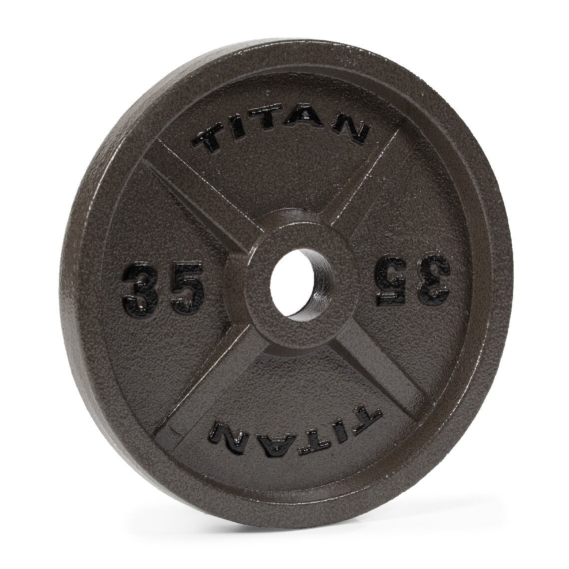 Titan Fitness 35 LB Single Cast Iron Olympic Plate Palestine Ubuy