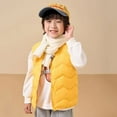 thumbnail image 5 of Godderr 2-10Y Toddler Kids Vest for Boys Girs Solid Color Cotton Waistcoats Baby Lightweight Puffer Sleeveless Jacket Unisex, 5 of 7