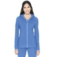 thumbnail image 1 of Urbane Impulse Athletic Scrub Jacket for Women: 2-Pocket, Contemporary Slim Fit, Extreme Stretch, Mock Neck, Zipper Front Warm-Up Medical Scrubs 9742, 1 of 1