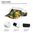 thumbnail image 4 of Kll Sport Sun Visor Hats Ball Caps Empty Top Baseball Sun Cap For Men Women-Fresh Orange, 4 of 8
