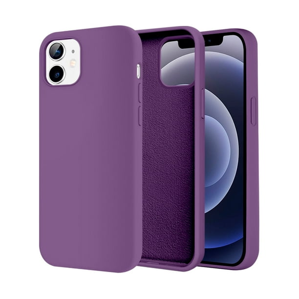 Funda de Protección para iPhone 12 - Sovico - Silicón con Forro de Microfibra