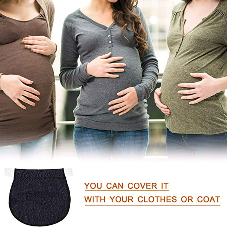  Maternity Pants Extender with Bra Extender Pregnancy Belt  Extender Adjustable Elastic Waistband Extender for Pregnant Women : Clothing,  Shoes & Jewelry