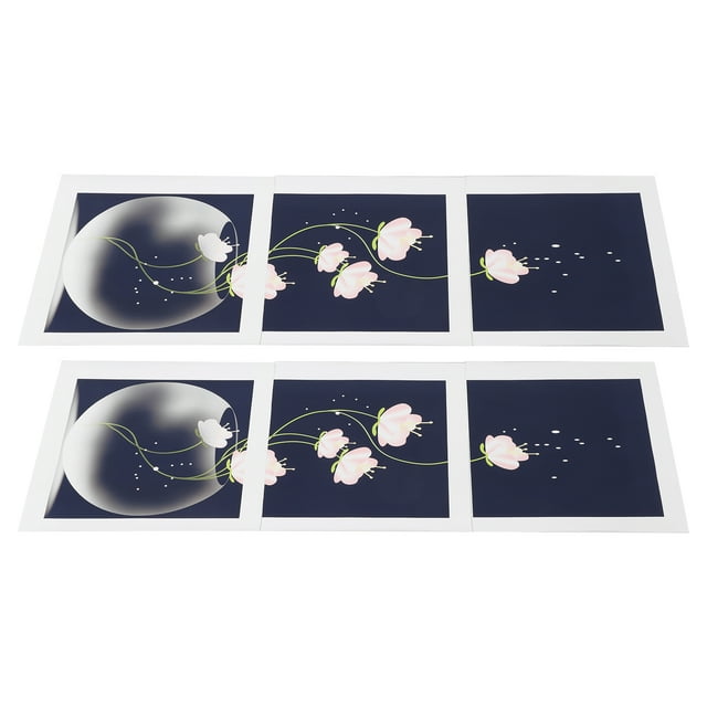Juego de 2 lienzos de flores, pintura decorativa para sala de estar, dormitorio, fondo, suministros de arte de pared