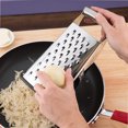 thumbnail image 4 of Râpe Premium, Grande Râpe de 10 Pouces en Acier Inoxydable à 4 Côtés pour Parmesan, Gingembre, Légumes et Plus Encore, 4 of 4