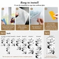 thumbnail image 6 of Chinese Painting Window Privacy Film, Traditional Culture Cool Bird Tree Branch Static Cling UV Sun Blocking Heat Control Window Tint Day and Night, Non-Adhesive One Way Privacy Cover 23.6''x59'', 6 of 7