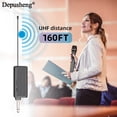 thumbnail image 5 of Depusheng Wireless Microphone Dual Handheld Dynamic Microphone for Karaoke,Singing,Party,Church,Weeding,Speech,DJ, 5 of 7