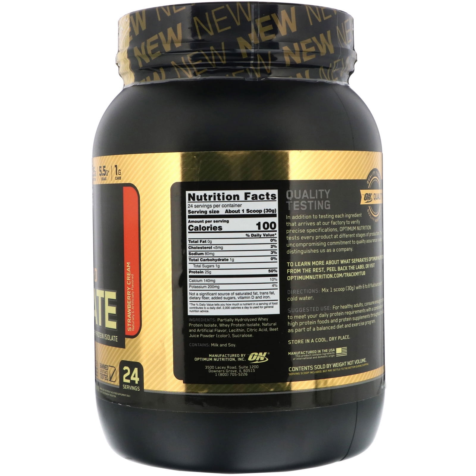 Optimum Nutrition Whey Protein Scoop Size Besto Blog