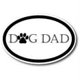thumbnail image 3 of Magnet Me Up Dog Mom and Dog Dad Oval Magnet Decal, 4x6 In, Vinyl Automotive Magnet, Combo PK, 3 of 5