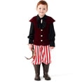 thumbnail image 4 of Carnaval Halloween niño piratas romanos disfraz de guerrero victoriano Vintage Príncipe gótico Cosplay vestido de fiesta elegante, 4 of 5