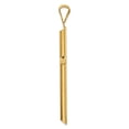 thumbnail image 6 of Auriga Fine Jewelry 14K Yellow Gold Polished Tube Cross Pendant for Women (L - 63 mm, W - 33.35 mm), 6 of 6