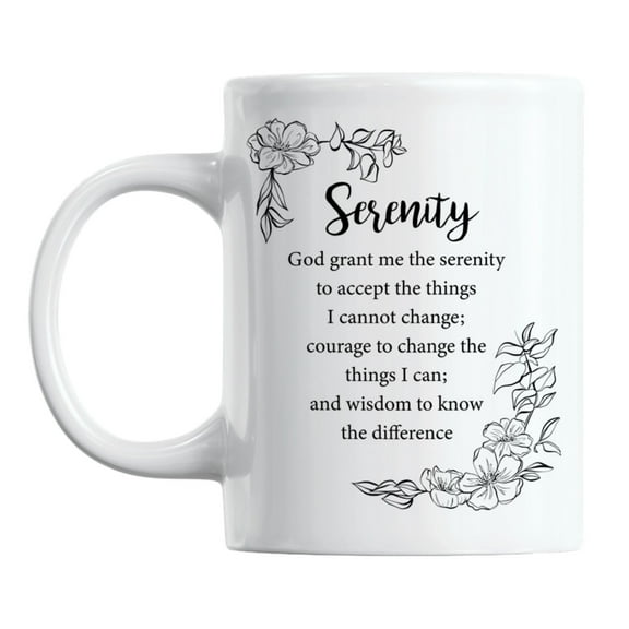 God Grant Me the Serenity to Accept Things Prayer Coffee & Tea Mug (11oz)
