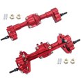 thumbnail image 1 of Xingzhi 2pcs 1/24 Aluminum Alloy Front Rear Axle For FCX18 FCX24 Crawler Complete RC Car Accessories Replacement Parts RC Upgrade Part Red, 1 of 4