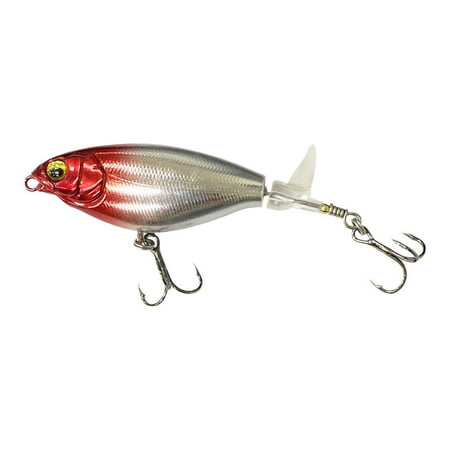 Topwater Fishing Lure Whopper Popper Wobbler Bait Propeller Artificial Bait T8Y4