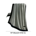 thumbnail image 3 of Toalla de baño grande | 100 % algodón | Extra gruesa y absorbente | 130 x 68 cm | Secado rápido para casa, playa, hotel y spa | Verde, gris y café, 3 of 6