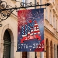 thumbnail image 7 of USA 250th Anniversary Flag | 12 x 18 Inch Double-Sided Outdoor American Flag | 1776-2026 250 Year Patriotic Banner for Garden & Indoor Celebration (B - USA 250th), 7 of 7