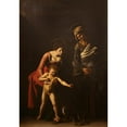 thumbnail image 3 of Caravaggio 18x24 Black Modern Framed Museum Art Print Titled - Madonna and Child with Saint Anne (1605-06), 3 of 5