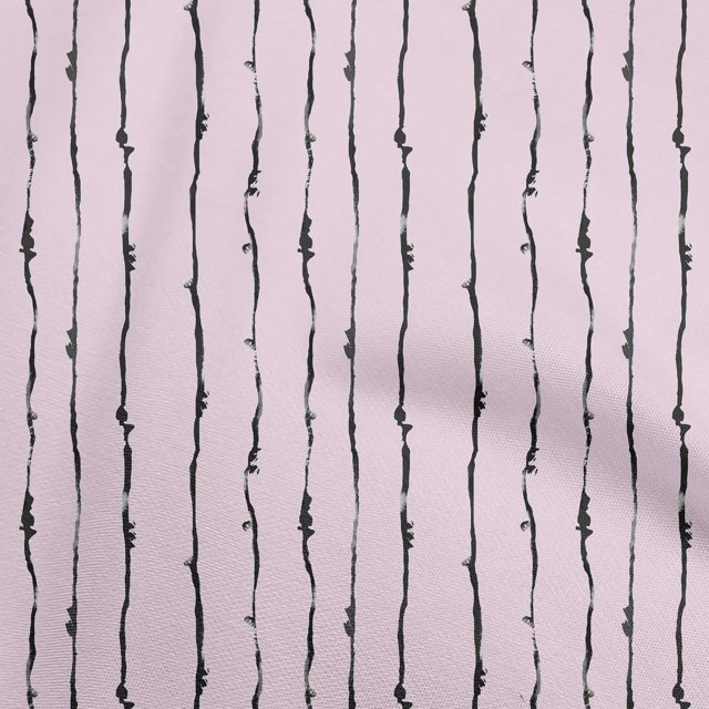 oneOone Polyester Lycra Light Pink Fabric Abstract Stripes Sewing Craft Projects Fabric Prints By Yard 56 Inch Wide