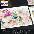 thumbnail image 6 of Cala Home "Fragrant Spring" 4 Pack Decorative Hardboard Cork Back Tabletop Placemats, 6 of 7