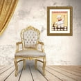 thumbnail image 3 of Brissonnet, Daphne 15x18 Gold Ornate Wood Framed with Double Matting Museum Art Print Titled - Le Chef et le Vin, 3 of 4