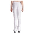 thumbnail image 3 of JanJean Ice Skating Pants for Girls Figure Skating Leggings Footless Dance Training Tights Workout White 6, 3 of 6