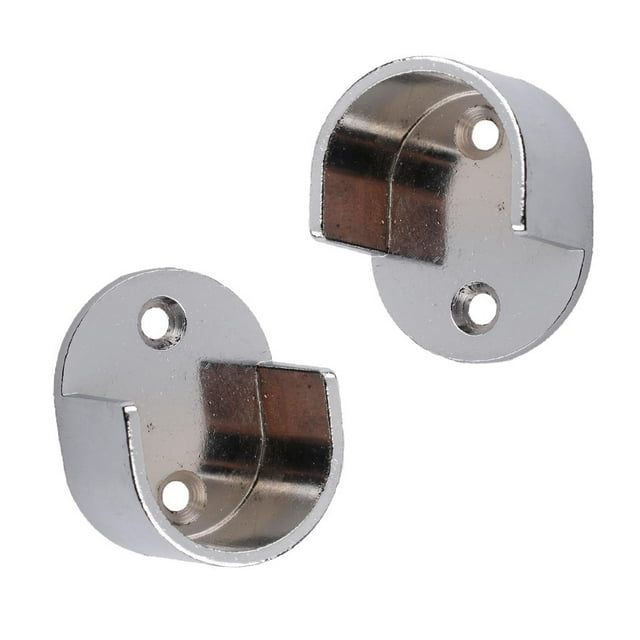 PAQUETE de 2 , Soporte de Pared para Empotrar, Varils , para Tratamiento de Ventana 25/28 Mm 25mm Baoblaze Soporte empotrado