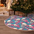 thumbnail image 5 of Rateoe happy Skull rose Pattern Christmas Tree Skirt with Ties , Christmas Tree Decorations, Farmhouse Christmas Decor Xmas Holiday Decorations-30", 5 of 6