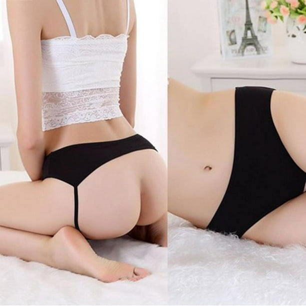Moonker Backless Panties Underwear Open Lingerie Women Butt Lace Thongs