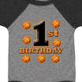 thumbnail image 4 of Inktastic 1st Birthday Basketball Boys or Girls Baby Bodysuit, 4 of 5