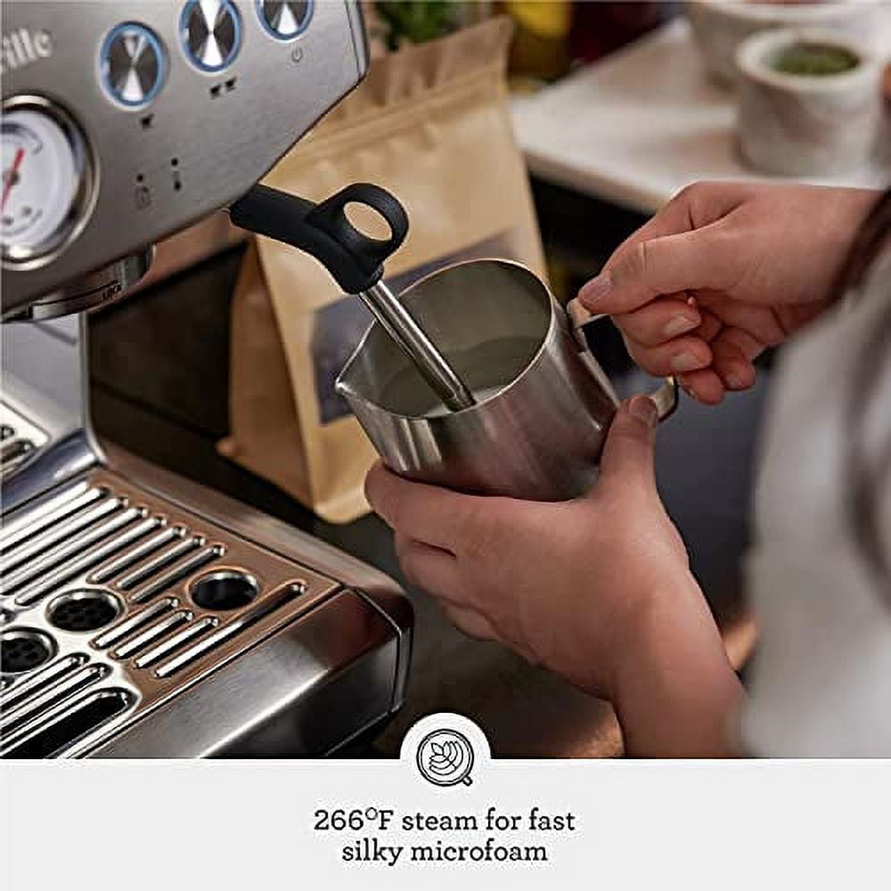 Breville Barista Express Impress Espresso Machine BES876BSS Brushed Stainless