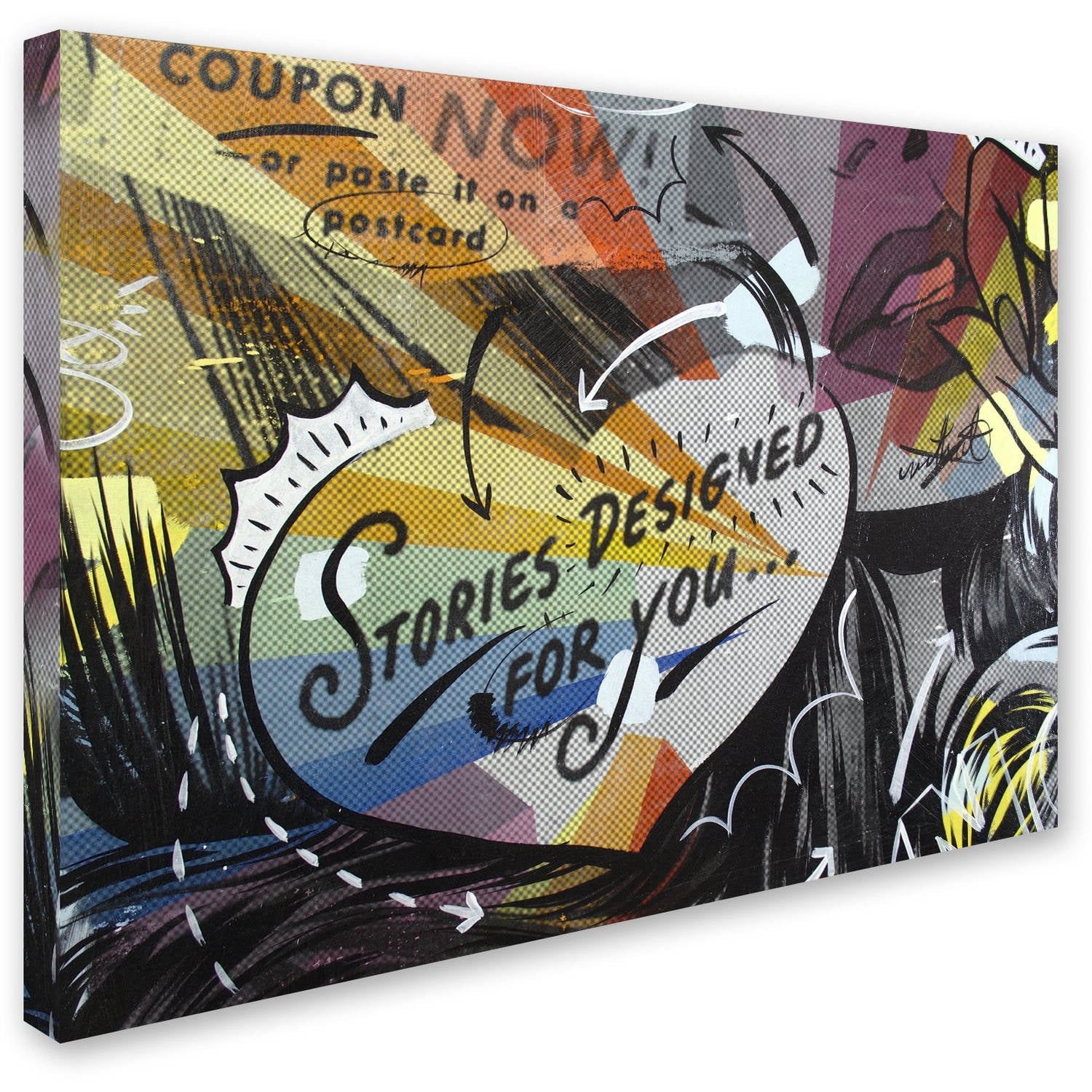 Trademark Fine Art "Coupon Stories" Canvas Art by Dan Monteavaro