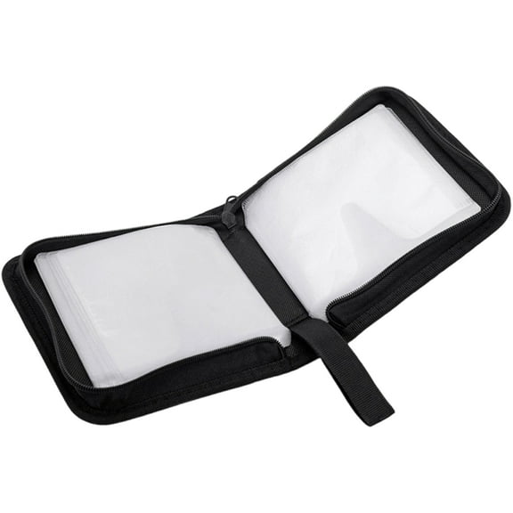 40 Slot Automotive CDs Storage Book Heavy Duty PU Construction Case For Secure Disc Organization During Commuting Adventure