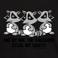 thumbnail image 3 of CafePress - One By One The Raccoons Dark T Shirt - Men's Classic Graphic Cotton T-Shirt, 3 of 4