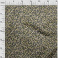 thumbnail image 2 of oneOone Cotton Jersey Gray Fabric Leaves & Floral Artistic Quilting Supplies Print Sewing Fabric By The Yard 58 Inch Wide, 2 of 4