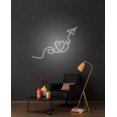 thumbnail image 3 of Handmadetneonsign Love Paper airplane neon sign, Love Paper Plane wall decor, Paper airplane art, Airplane neon sign, Airplane led sign, Wall Décor, 3 of 5