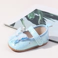 thumbnail image 6 of Fozruso Baby Sandals For Toddlers Sparkly Shoes Summer Soft Sole Walking Shoes For Infants Breathable Design,Sizes 13 Toddlers 12-18 Months(Blue), 6 of 6