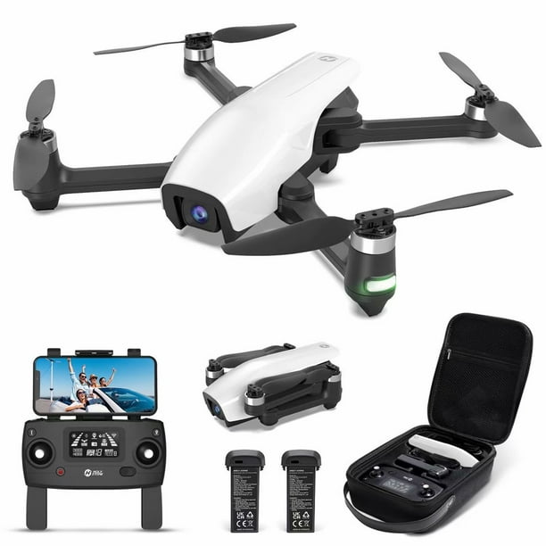 Drone GPS avec caméra 4K pour adultes, évitement d'obstacles intelligent,  15 temps de vol d'apprentissage, 3