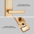 thumbnail image 3 of Cerradura de puerta con contraseña, Cerradura de puerta inteligente Cerradura de puerta con huella digital Cerradura de puerta con tarjeta IC Artesanía excepcional, 3 of 14