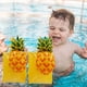 thumbnail image 1 of Brazaletes inflables flotantes para natación, 1 par de anillos para brazos, brazaletes de tubo flotantes, brazaletes para niños y adultos, brazaletes , Piña, 1 of 7