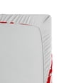 thumbnail image 2 of Ambesonne 70th Birthday Fitted Sheet, 70 Years Old Congrats, Queen Size, White Red, 2 of 2