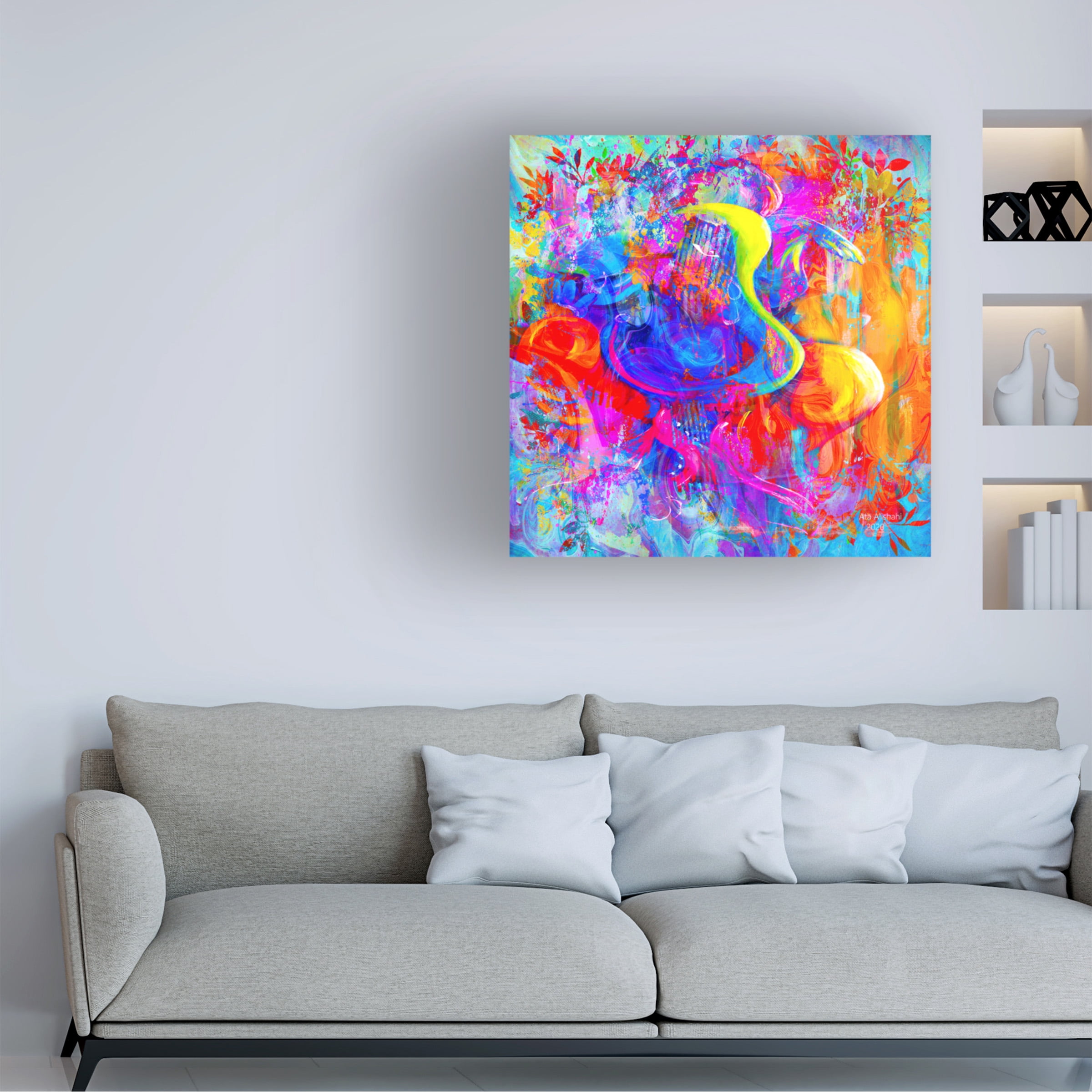 Ata Alishahi 'Emotion Explosion 20' Canvas Art