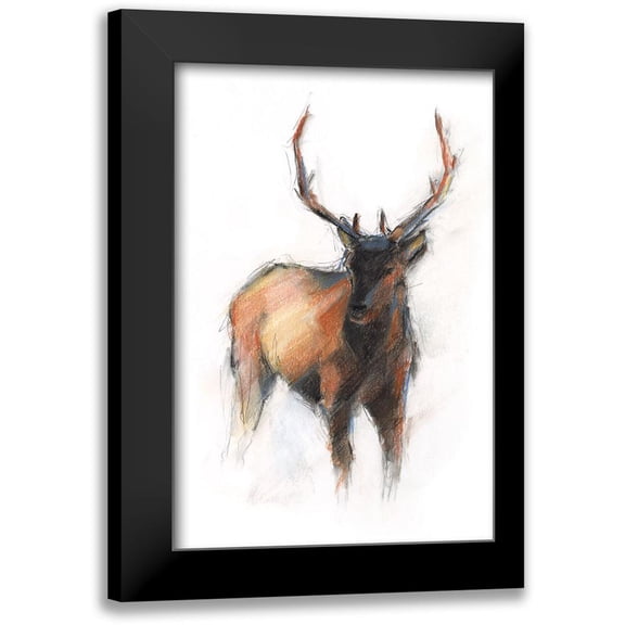 Harper, Ethan 11x14 Black Modern Framed Museum Art Print Titled - Sienna Animal Study II