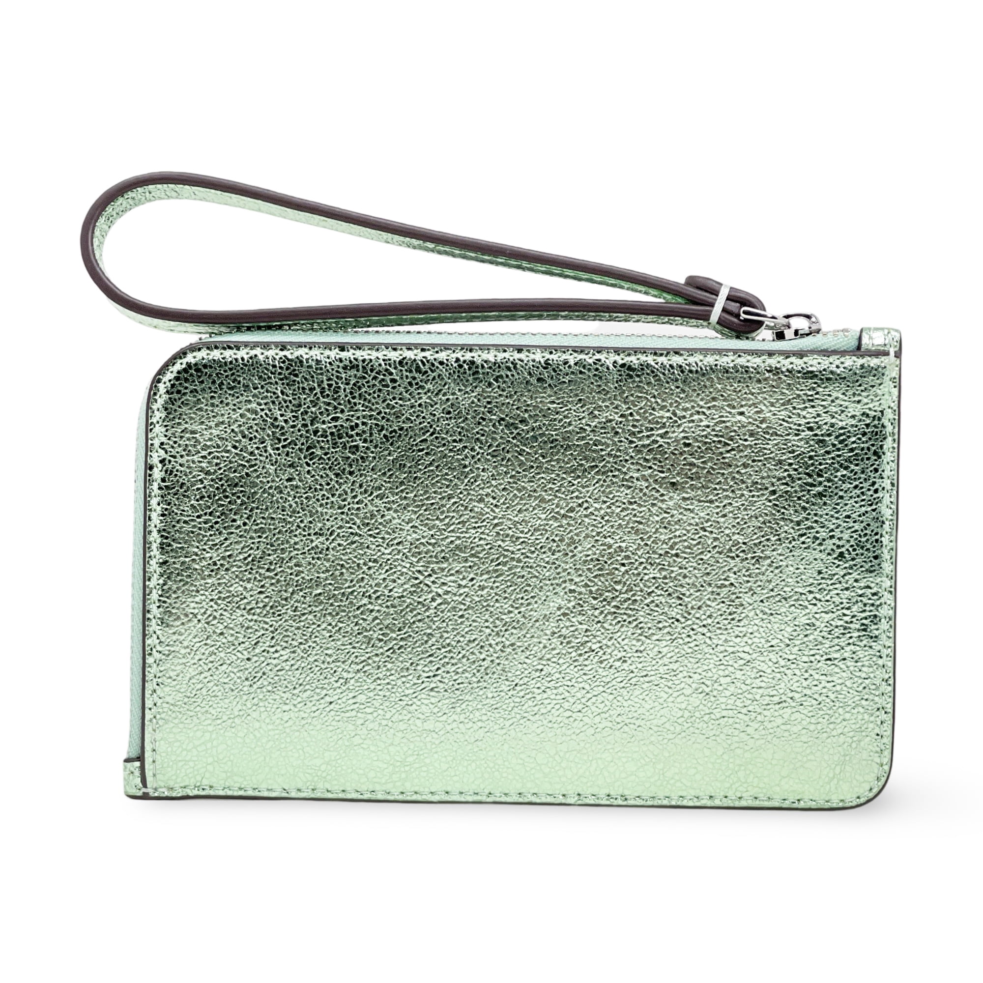 Kate Spade New York Women's Lucy Metallic Small L-Zip Wristlet (Seawater)