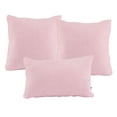 thumbnail image 1 of Cojines Decorativos (2 Cuadrados grandes + Rectangular) Rosa Dicasa Pink Delta Zita, 1 of 4
