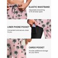thumbnail image 2 of Ekouaer 9 Inch Mens Swim Trunks with Compression Liner 2 in 1 Board Shorts Quick Dry Bathing Suit with Pockets, 2 of 2