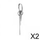 thumbnail image 1 of 2x Tassel Earring Hipoalergéco Regalos Cadena Aleación Ear Studs Pendientes de Gota Joya Cumpleaños Viajes Hugo Pendientes largos con borlas, 1 of 7