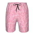 thumbnail image 4 of Wukai Breast Cancer Awareness Print Beach Trunks with Compression Liner Swimsuit Quick Dry Beach Sports Shorts with Pocket-3X-Large, 4 of 8